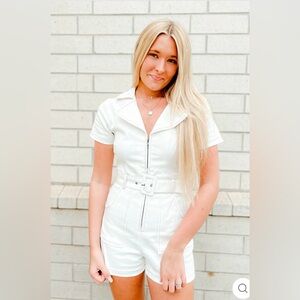 Day + Moon Women’s Short Sleeve Romper